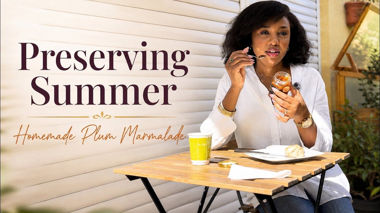 Video thumbnail for Preserving Summer Before Its Gone  | Homemade Plum Marmalade